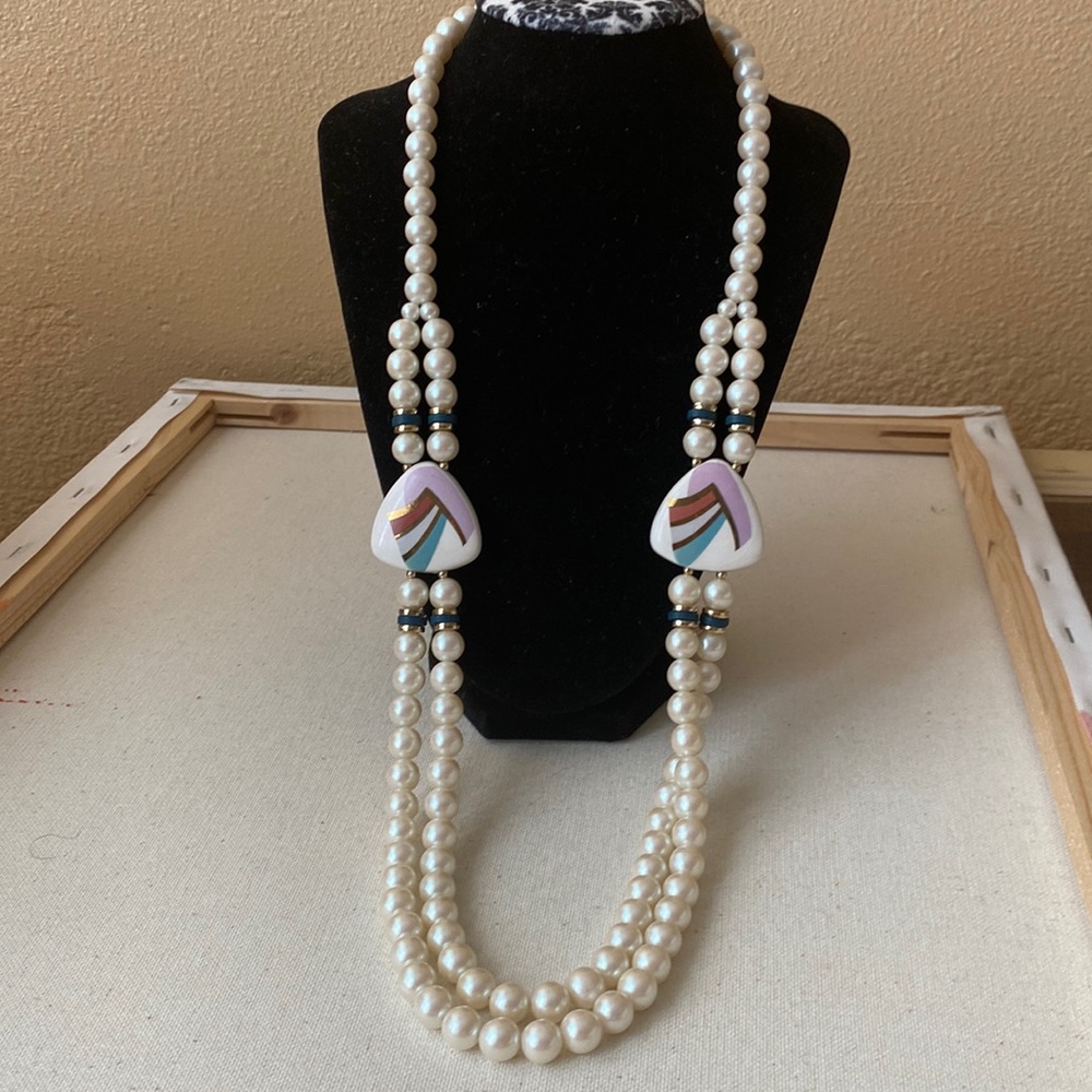Vintage Japan Faux Pearls Necklace